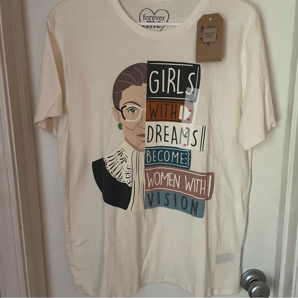 NWT Forever Me Women's RBG Graphic Tee
